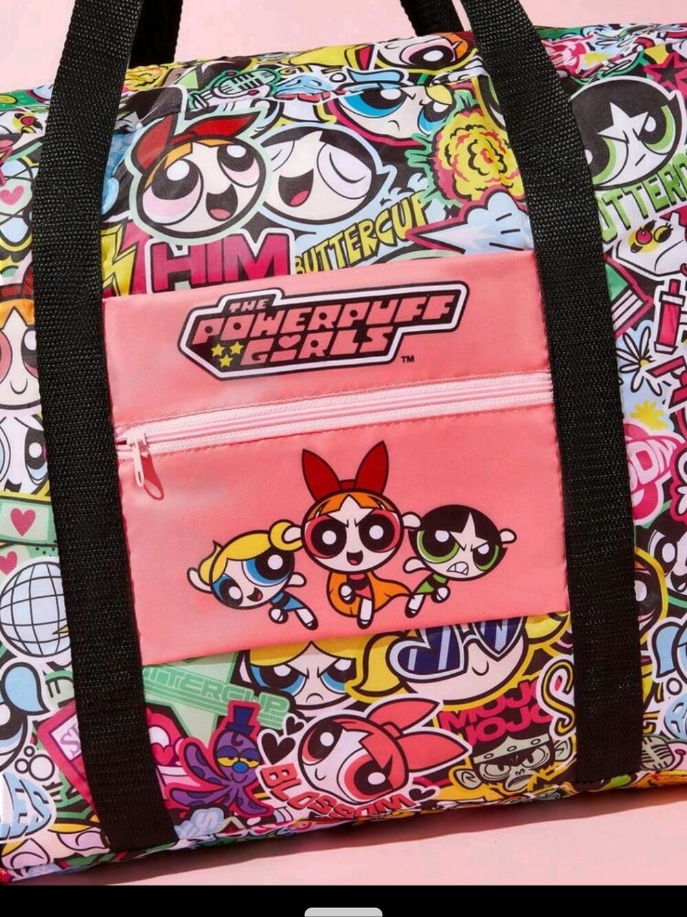 PRICE DROP 👇🏼 Cartoon Network Powerpuff Girls Foldable Travel Bag - Picture 4 of 5